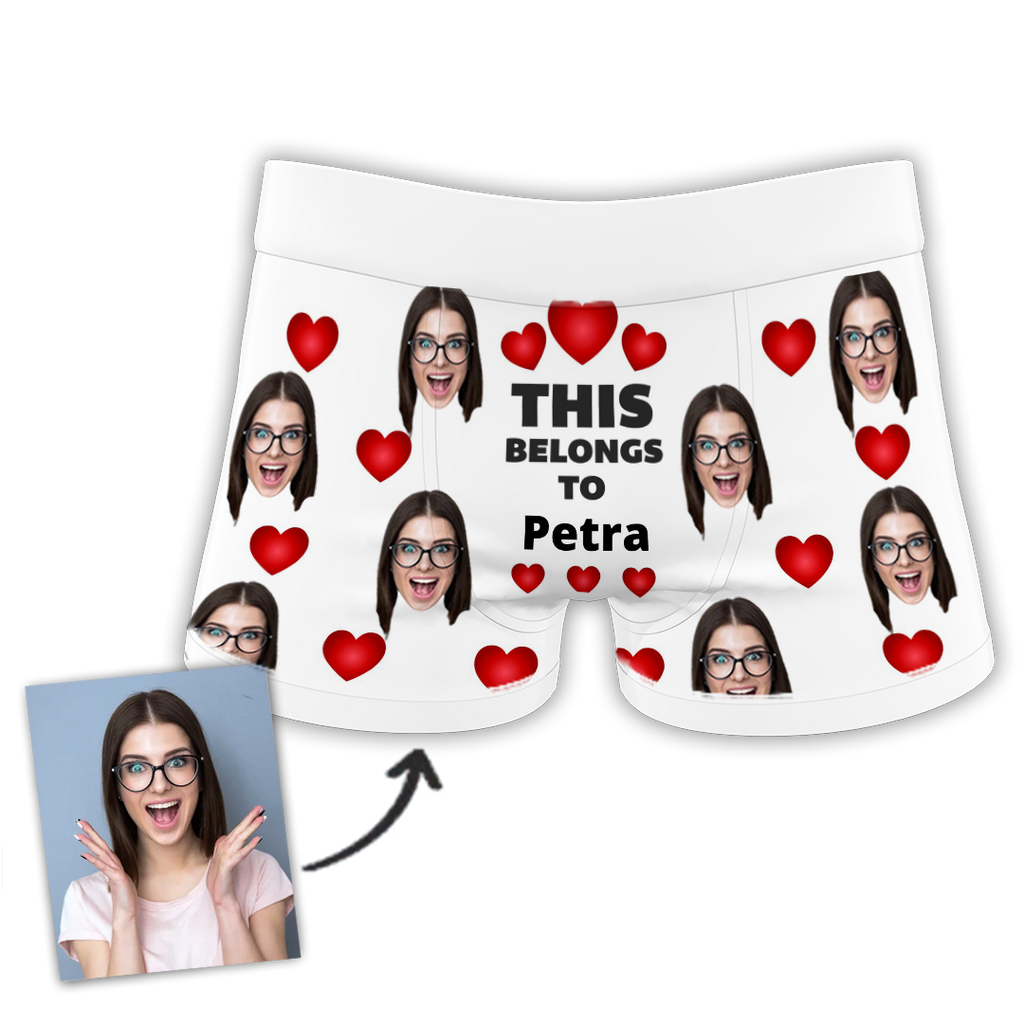 Vtipné personalizované boxerové šortky s vlastnou fotografiou tlače/tváre pre darček