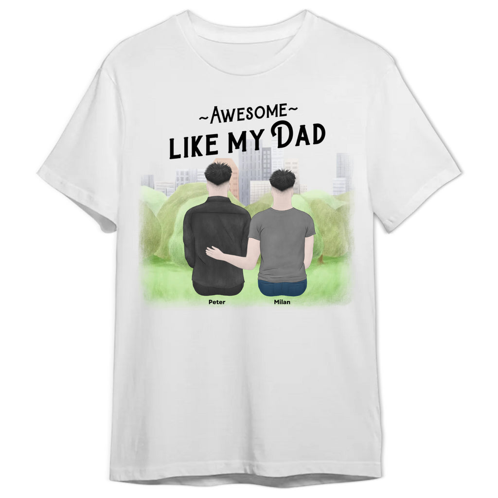 Personalizované tričko - úžasné ako môj otec
